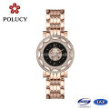 Trendy Fashion Full Gold Watch Wholesale Luxury Stainless Steel Watch